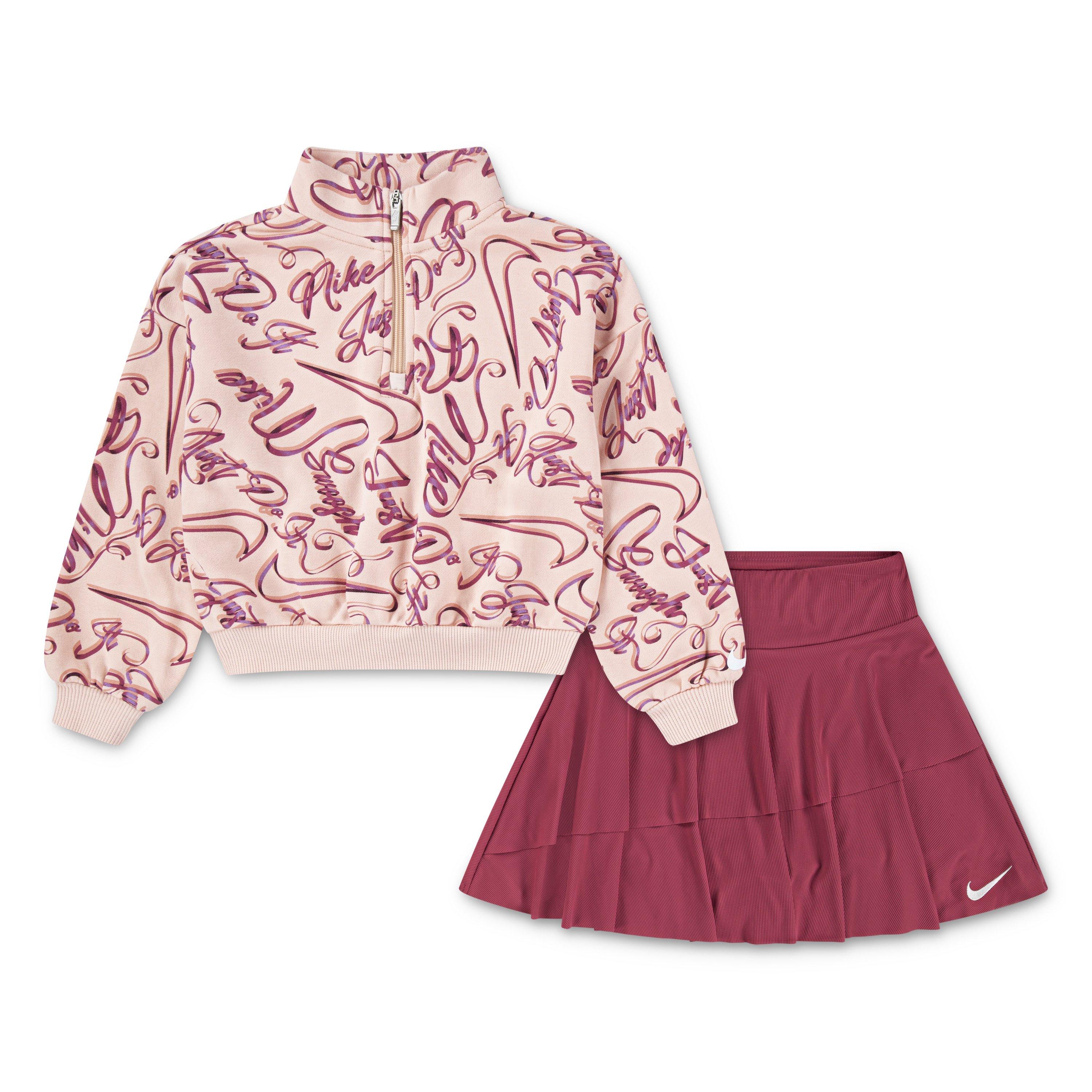 Nike Little Girls' Swoosh Skort Set